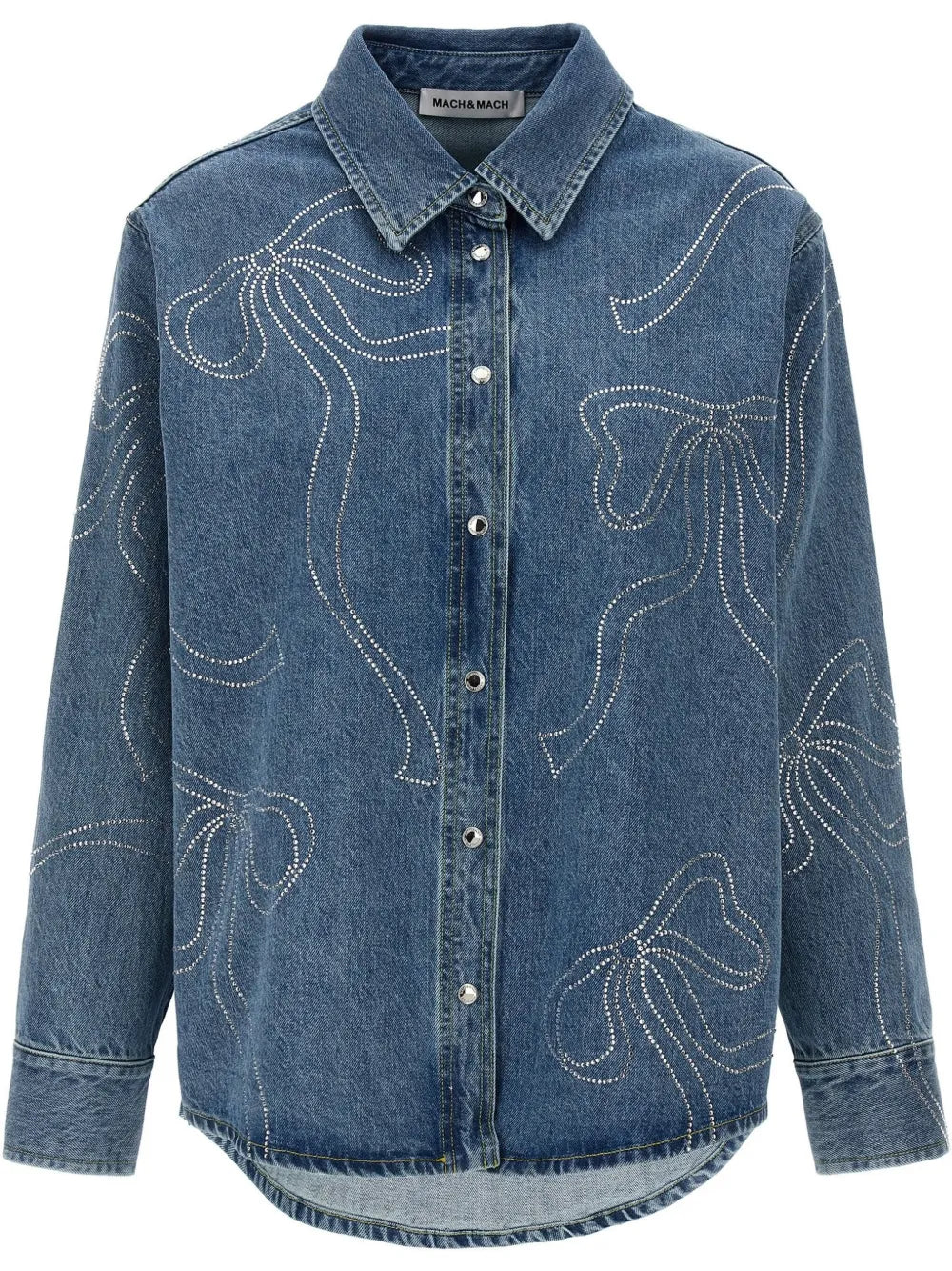 Crystal Ribbon Overshirt