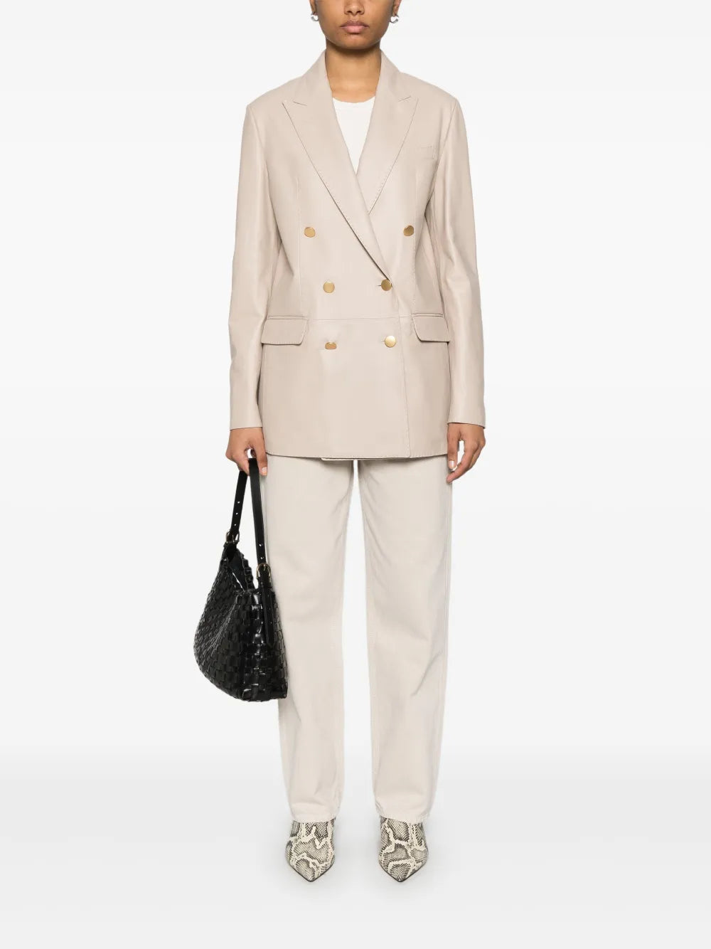 Leather Blazer