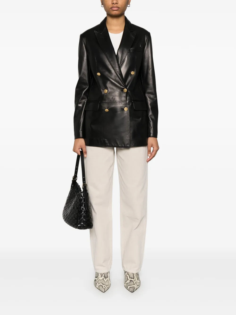 Leather Blazer