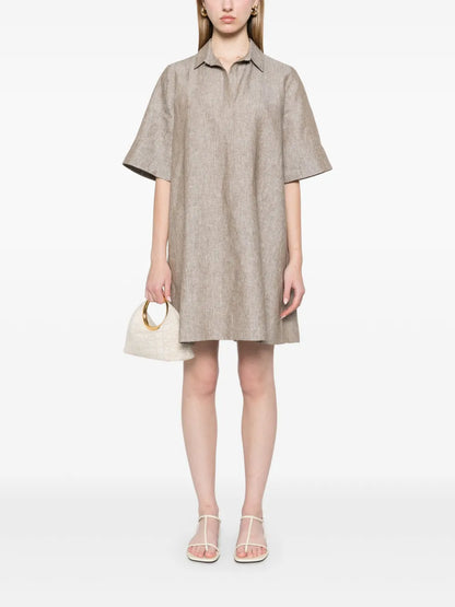 Linen Mini Dress