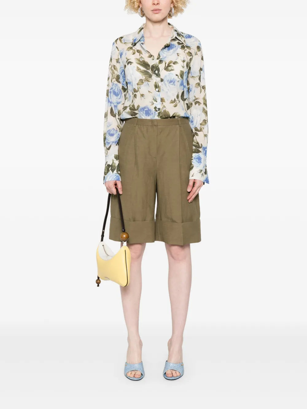Rose-Print Shirt