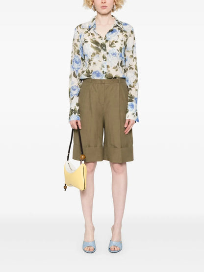 Rose-Print Shirt