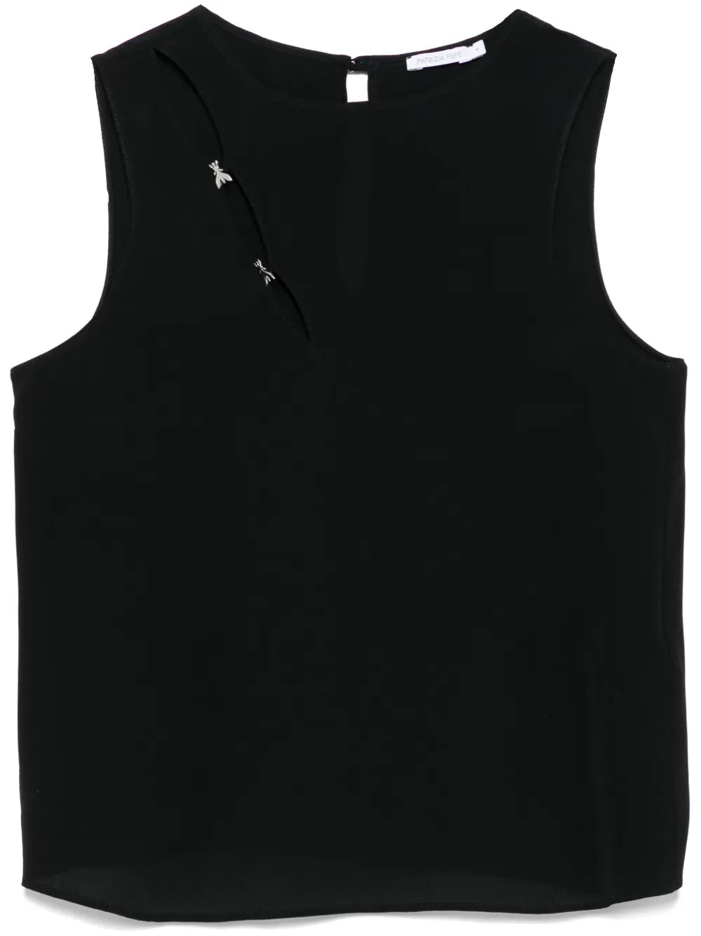 Logo-Detailed Blouse