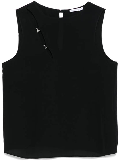 Logo-Detailed Blouse