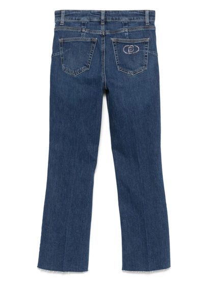 High-Rise Bootcut Jeans