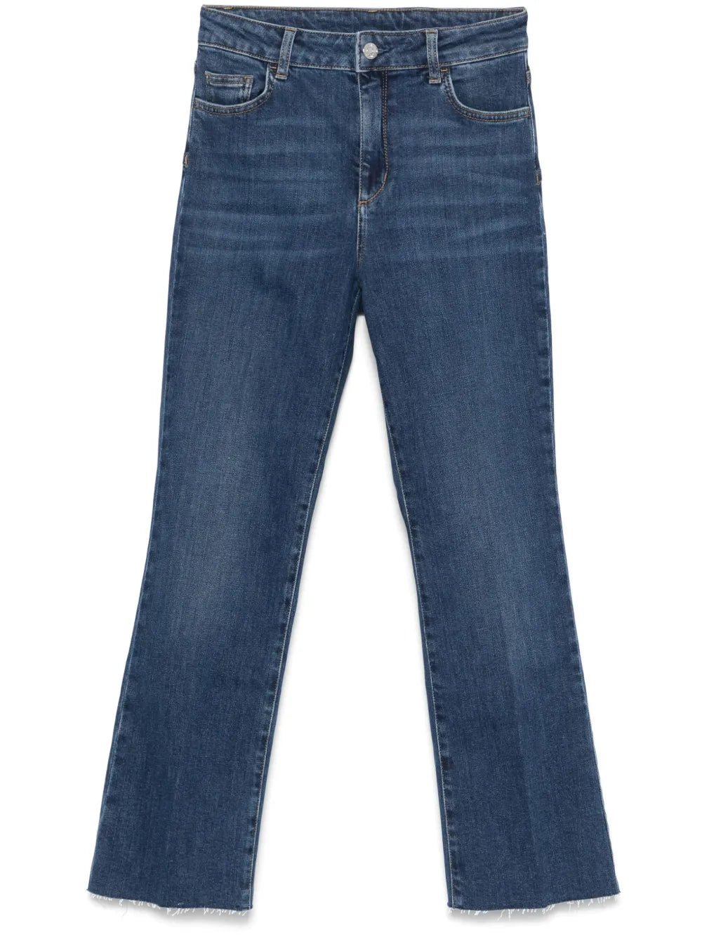 High-Rise Bootcut Jeans