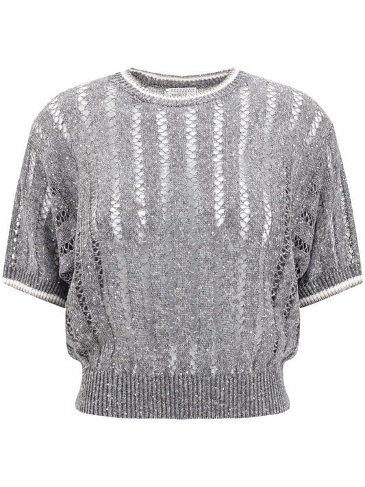 Open-Knit Top