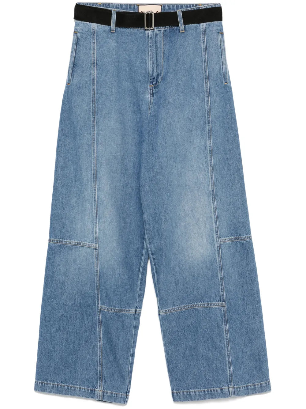 Wide-Leg Cargo Jeans