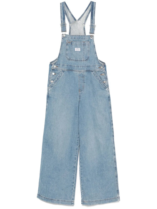 Logo-Patch Dungarees