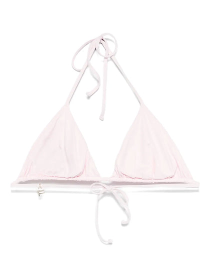 Rhinestone-Embellished Bikini Top