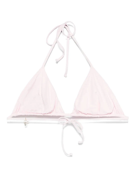 Rhinestone-Embellished Bikini Top