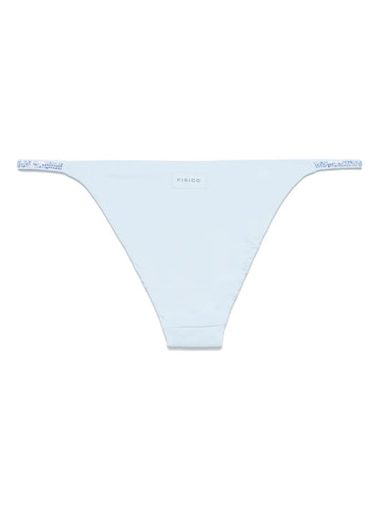 Rhinestone-Embellished Bikini Bottom