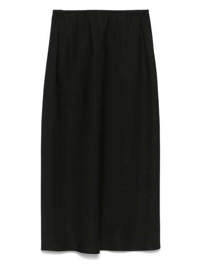 Silk Midi Skirt