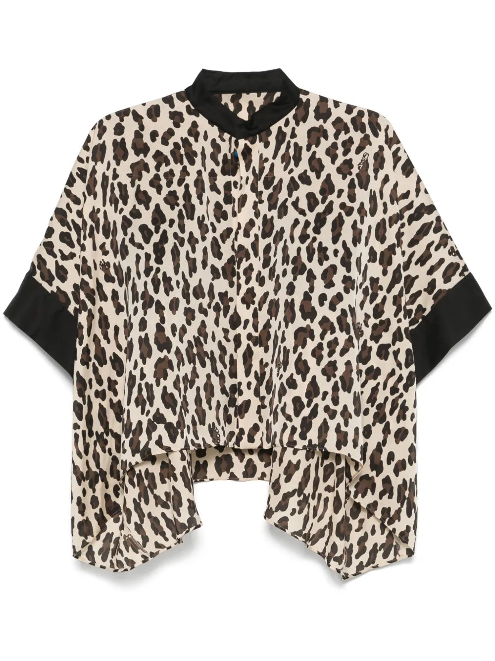 Leopard-Print Blouse