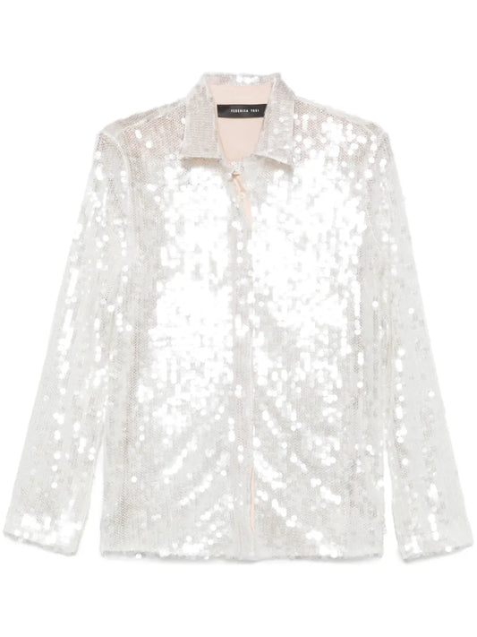 Sequin-Embellished Shirt