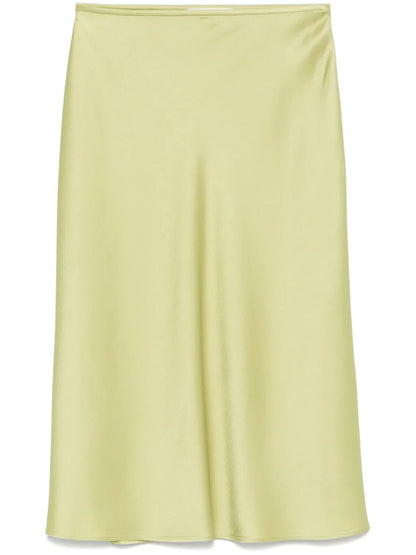 Satin Midi Skirt