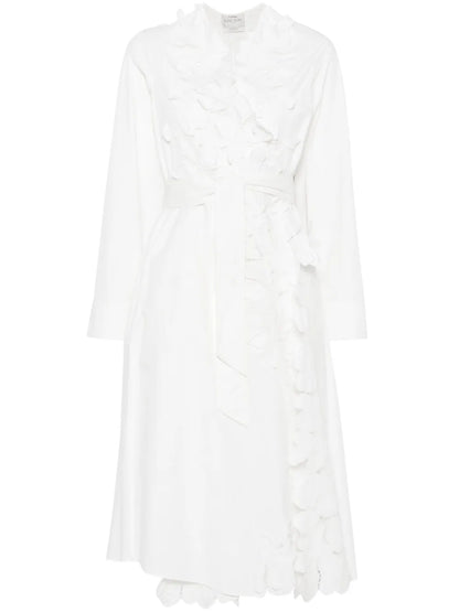 Embroidered Midi Dress