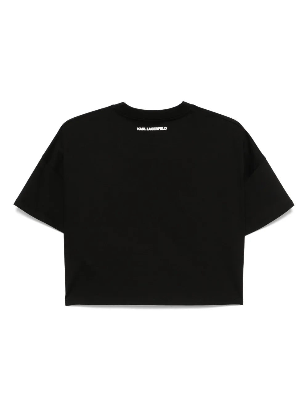 Heart-Motif Cropped T-Shirt