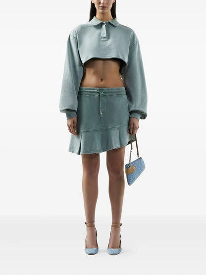 Pleated Miniskirt