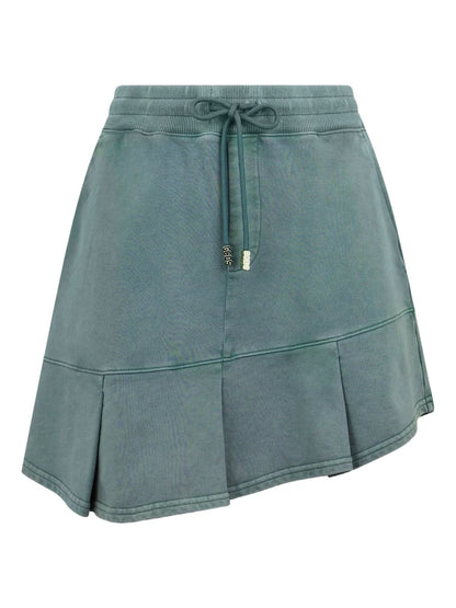Pleated Miniskirt