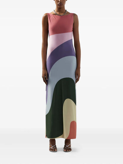 Rainbow Midi Dress