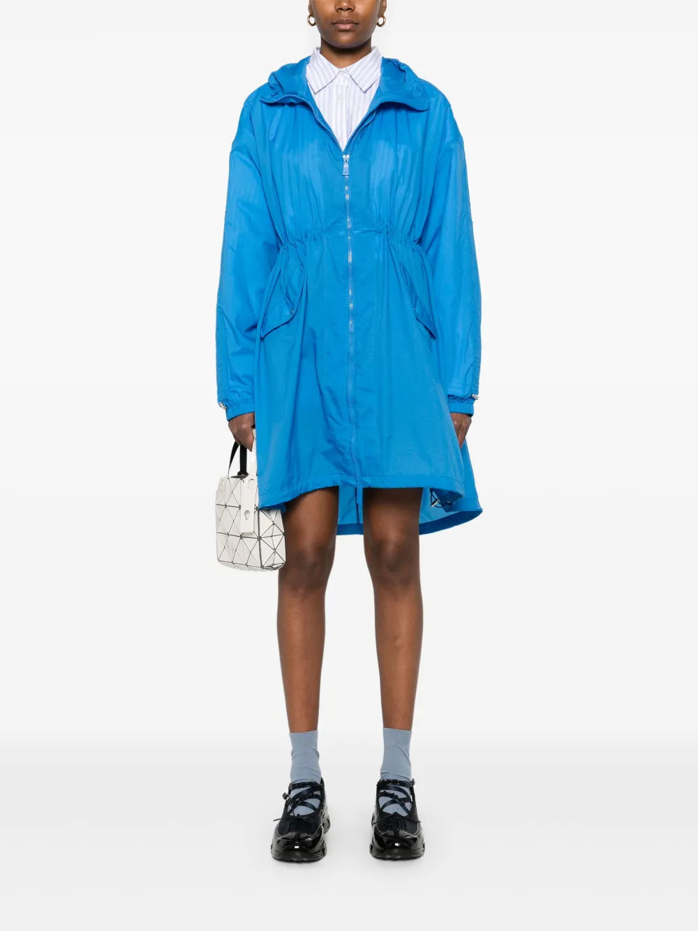 Logo-Embroidered Coat