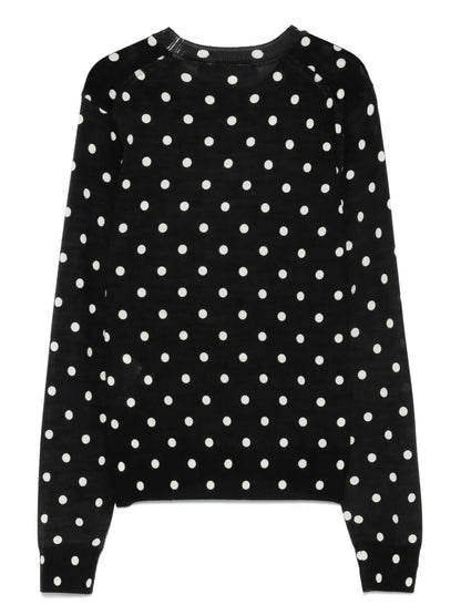 Polka-Dot Sweater