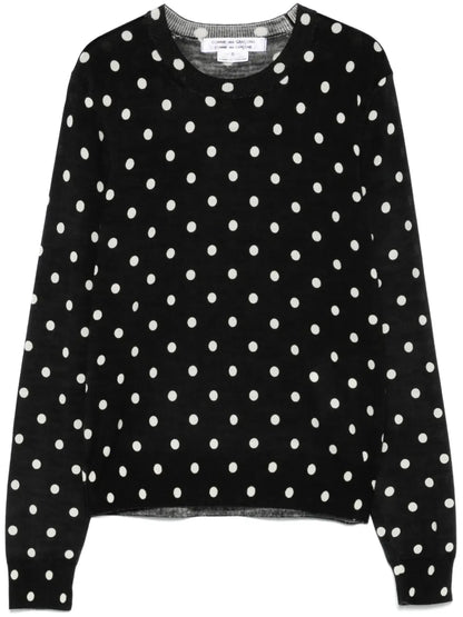 Polka-Dot Sweater