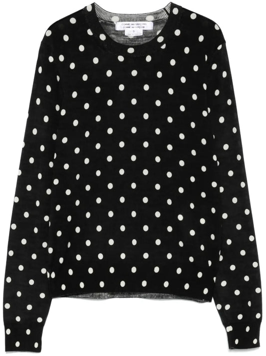 Polka-Dot Sweater