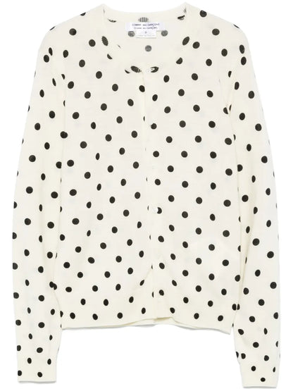 Polka-Dot Cardigan