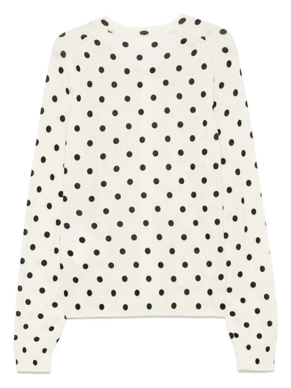 Polka-Dot Cardigan