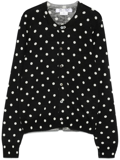 Polka-Dot Cardigan