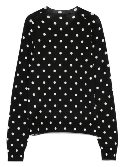 Polka-Dot Cardigan