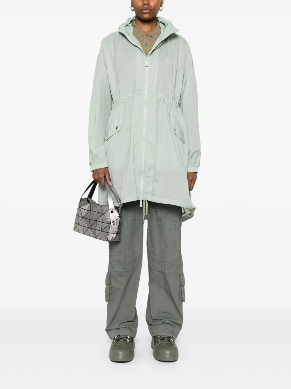 Logo-Embroidered Coat