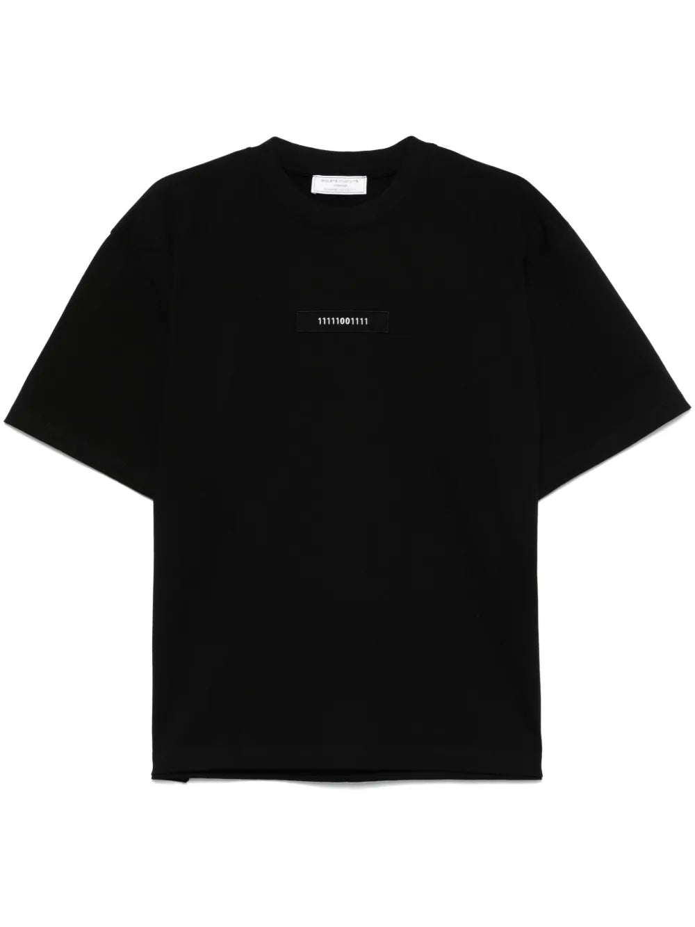 Binary-Embroidered T-Shirt