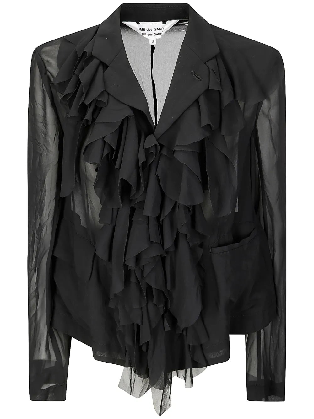 Ruffled Blazer