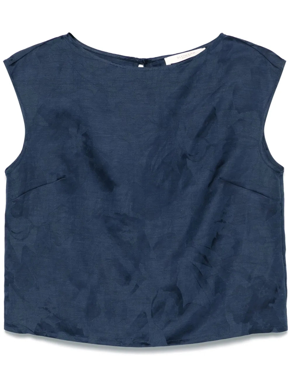 Floral-Jacquard Tank Top