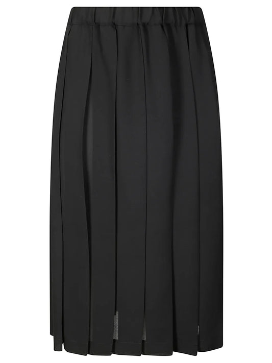 Pleated Midi Skirt