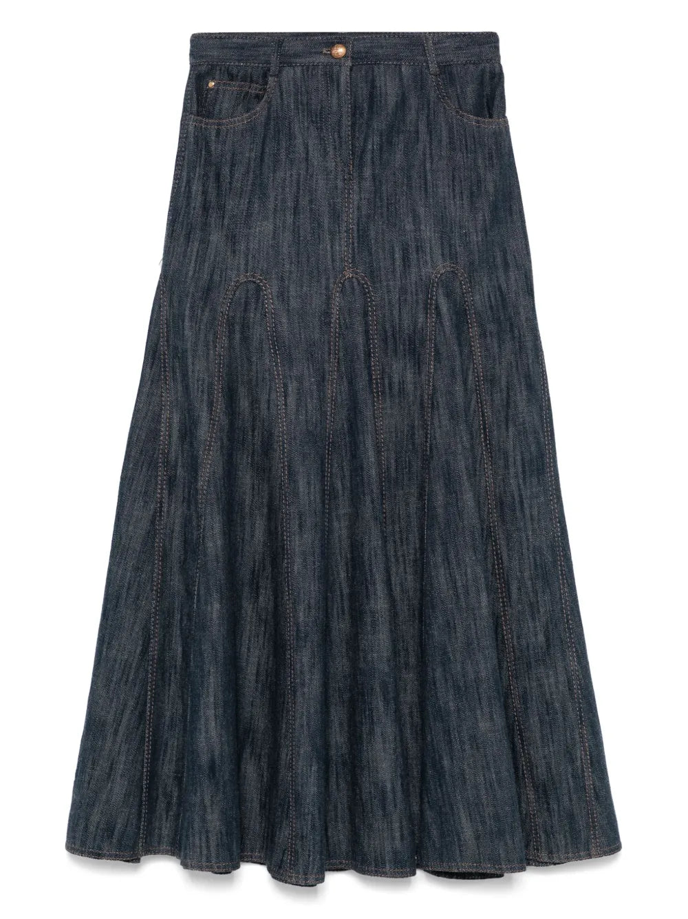 Denim Maxi Skirt