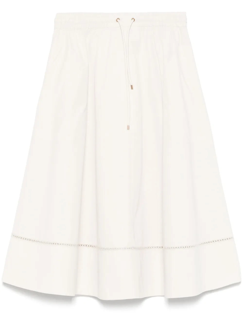 Embroidered Midi Skirt