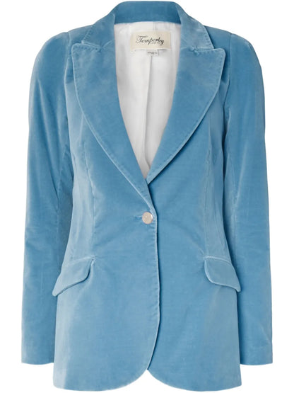 Clove Velvet Blazer