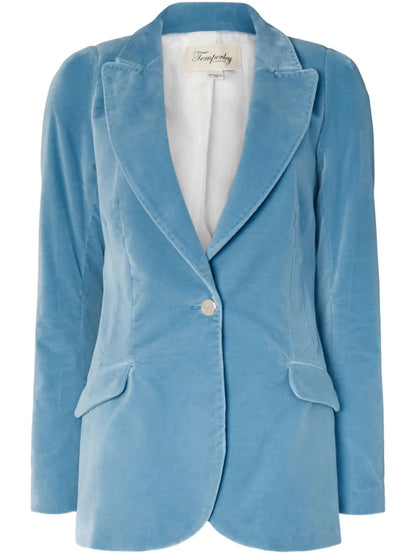 Clove Velvet Blazer