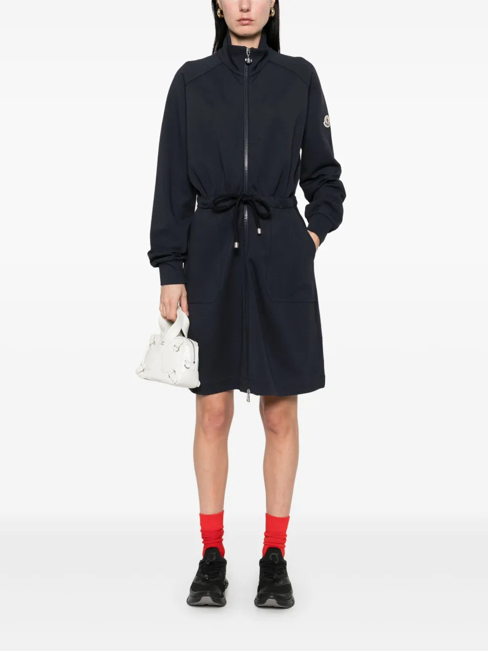 Zip-Up Mini Dress