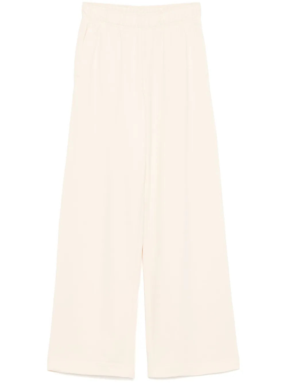 Cotton Wide-Leg Track Pants