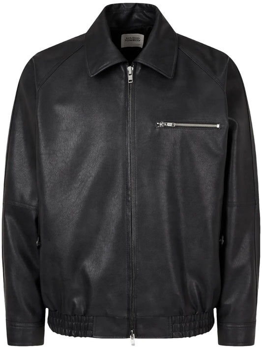 Faux-Leather Jacket