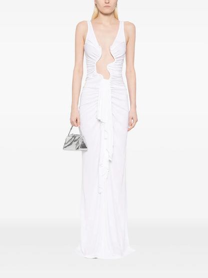 Salacia Jersey Draped Dress