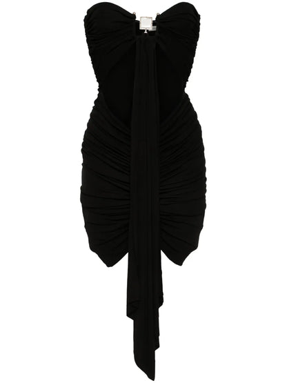 Bezel Quartz Disconnect Mini Dress