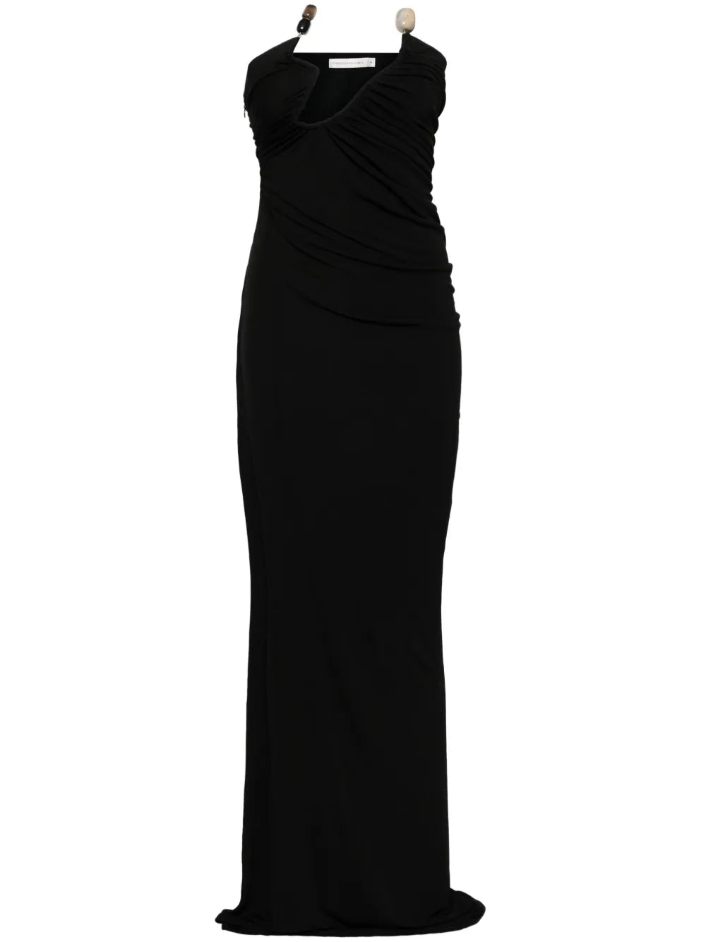 Odessa Arced Strapless Gown Dress