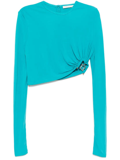 Bezel Quartz Long-Sleeved Top