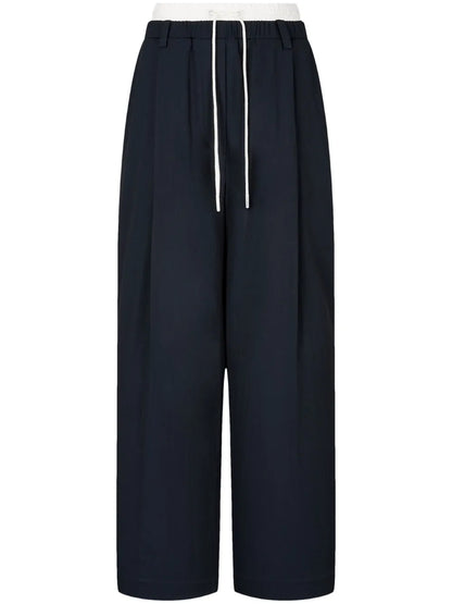 Pleat-Detail Trousers